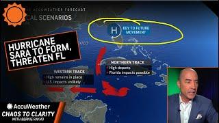 Chaos to Clarity: Hurricane Sara to Form, Threaten Florida