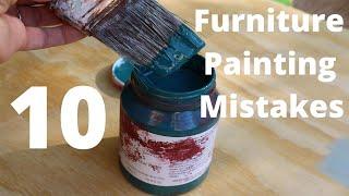 10 Biggest Furniture Painting Mistakes (and How to Avoid and Fix Them!) - Thrift Diving