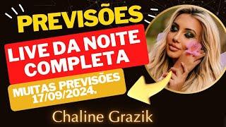 LIVE de PREVISÕES BOMBÁSTICAS da Vidente CHALINE GRAZIK #chalinegrazik #previsoes #videntechaline