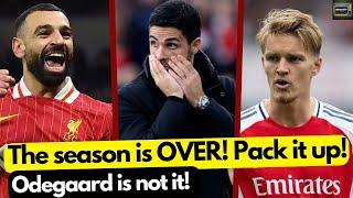 Title race is OVER! Season is OVER! Odegaard is NOT good enough! Should Arteta get sacked?