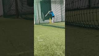 The joy of hitting it just right..  #cricket #netsession #love #music