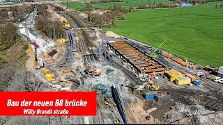 Ältere und Neue Bilder der Betuwe Ausbau (Dienstlaken, Rees-Haldern und Wesel) Bahn.