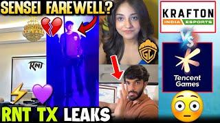 Sensei Farewell? TX RNT Shoot Leaks Bachu on SnaxWhy GodL KRAFTON vs TENCENT 