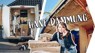 NATÜRLICHE DÄMMUNG im  CAMPER  | Isolieren mit Hanfwolle | Nachhaltiger DIY Bus Ausbau