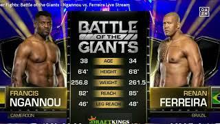 Francis Ngannou vs Renan Ferreira - 1 st Round Knockout