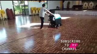 Walk behind auto scrubber dryer | Demo Auto Scrubber Machine | Floor Scrubbing | modal SC50/50