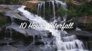 10 Hour Waterfall Best Tinnitus Masking Sound Therapy Ever  White Noise Nature Sounds