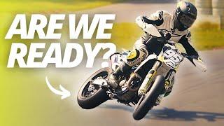 We Went To SPA FRANCORSCHAMPS to Become SUPERMOTO RACERS - Final trainingsweekend