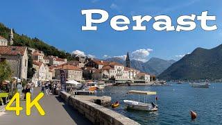 Perast Montenegro 4K Walking Tour 2024