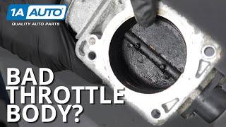 Weak Acceleration? Rough Idle? Diagnose a Car or Truck Throttle Body!