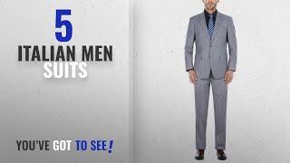 Top 10 Italian Men Suits [Winter 2018 ]: KM Legend Men's Classic Fit Italian Fashion Two-Button