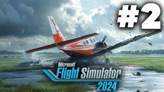 MICROSOFT FLIGHT SIMULATOR 2024 Career Mode Gameplay Walkthrough Part 2 - TERRIBLE LANDING