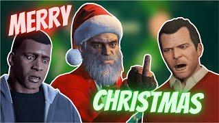 GTA 5 - Merry Christmas from Bad Santa Trevor -- GTA 5 funny video | Rockstar Editor (2K 60FPS)