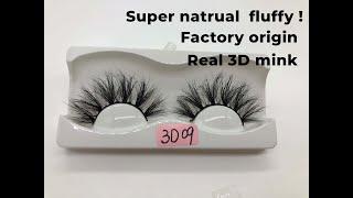 #eyelashfactory #3Dminklash #fluffyeyelashes #beautybliss 3D09 25mm length fluffy mink eyelashes