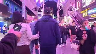 Can you believe Fremont Street Las Vegas this slow on a Saturday night? Check this out! #subscribe