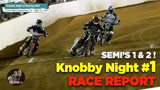 Knobby Night #1 SEMI'S 1 & 2!  Costa Mesa Speedway #speedway #racing #action