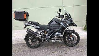 REMUS 8 EXHAUST 2017 BMW R1200GS ADVENTURE FIRST RIDE