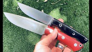 Reviewing the Bark River Fox River 2. Comparing Bark River Knives Handles.