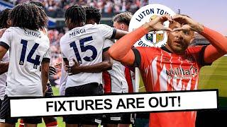 Reacting to Luton Town's Championship 24/25 Fixtures!