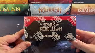 First Star Wars Unlimited Booster Box Opening! Such An Amazing Game Spark Of Rebellion Unboxing