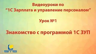 Обучение по программе 1С Зарплата и Управление персоналом. Урок 1