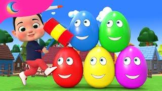 Surprise Eggs Kids Song | BluLoo Nursery Rhymes & Kids Songs