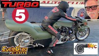 1ST TURBO DRAG BIKE TO RUN A 5!? HOW CLOSE ARE WE REALLY? TURBO INJECTED ALCOHOL ZX-11( ZZR 1100)