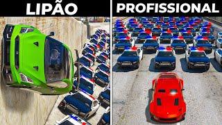 Aprendi as FUGAS MAIS VIRAIS do GTA 5! (mizzy vs lipão)