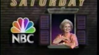 NBC Saturday Promos February 1987 / NBC News Digest