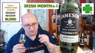 #IrishMonth Wh. Review: JAMESON Caskmates / STOUT Edition, 40 % (Irish Blended Whiskey)