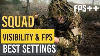 SQUAD V8.0.1 BEST SETTINGS FOR Max FPS & VISIBILITY