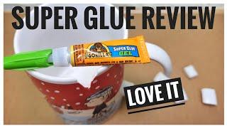 REVIEW & HOW TO USE Gorilla Super Glue Gel TO REPAIR