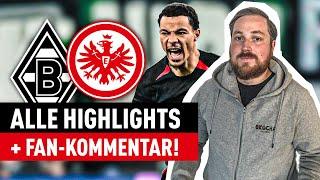 Borussia Mönchengladbach - Eintracht Frankfurt mit Fankommentar | Bundesliga Highlights