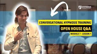 Conversational Hypnosis Training Q&A With Igor Ledochowski | Module 7 - Lesson 1