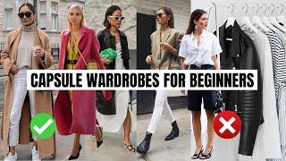 Capsule Wardrobes For Beginners - Everything you need to know!