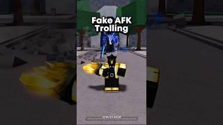 FAKE Afk Trolling as SUNG JIN WOO || TSB #roblox #thestrongestbattlegrounds #tsb