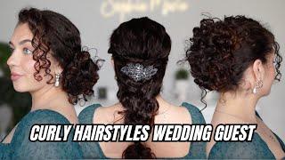 4 Curly Hairstyles for Wedding Guests, Bridesmaids & Other Special Occasions