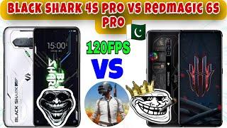 red magic 6s pro vs black shark 4 pro | black shark 4s pro vs Redmagic 6s pro pubg test | price |