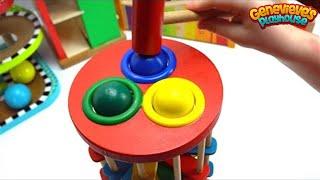 Genevieve Plays with Fun Ball Pounding Toys for Toddlers!