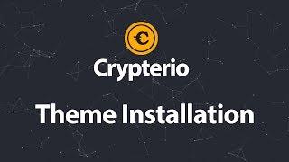 Crypterio Installation Manual  - StylemixThemes