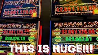 BIGGEST GRAND IN THE WORLD? DRAGON LINK ACTION HIGH LIMIT BETS!