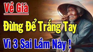 Về Già Đừng Để Buồn Phiền TRẮNG TAY Vì Mắc 3 Sai Lầm Sau I Triết Lý Hay