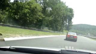 My 350z doing warm up laps