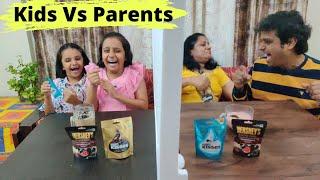 Twin Telepathy Milkshake Challenge Kids vs Parents !!!