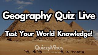 QuizzyVibes Geography Quiz Live 