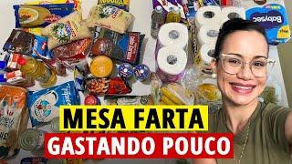 Consegui fazer as COMPRAS DO MÊS com menos de R$400? Assista e descubra| Economizar no supermercado