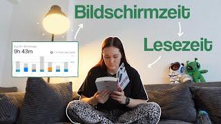 Ich tausche 1 Woche lang meine BILDSCHIRMZEIT mit meiner LESEZEIT  