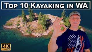 Top 10 Kayaking Spots in Washington State, in 4K UHD with Spectacular Aerials