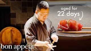 The Master Chef Serving Michelin-Star Aged Sushi Out Of A Tokyo Apartment | Bon Appétit