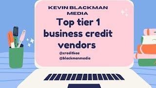 Top Net 30 tier 1 business credit vendors